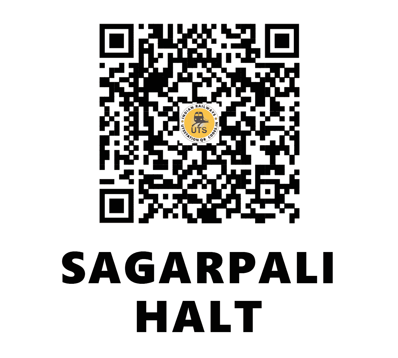 UTS QR Code for SAGARPALI HALT - SVI (NE - UTTAR PRADESH)